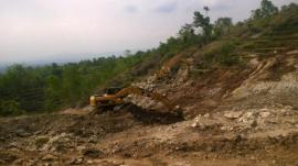 Pengerjaan Embung Batur Agung Karangwetan Desa Gedangrejo Terus Dikebut